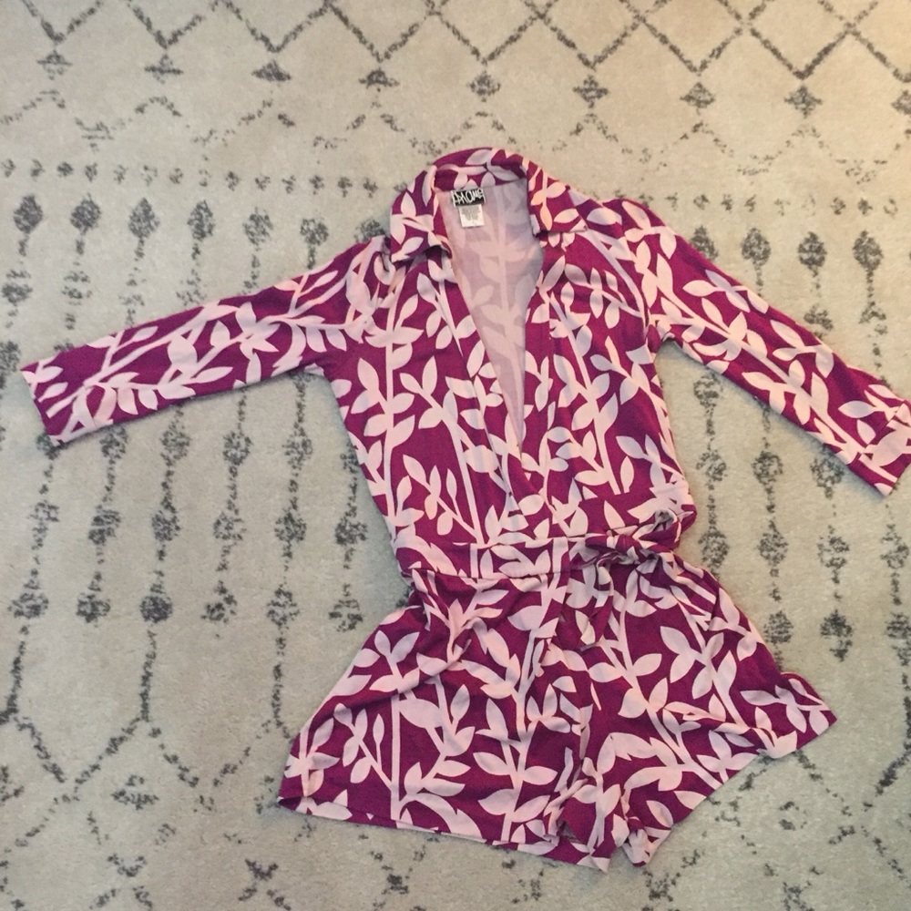 DVF floral romper